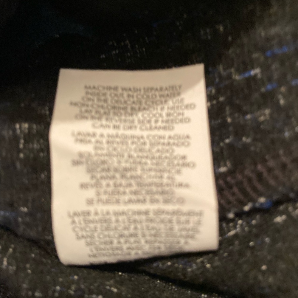 CABI Renia Club 21 blue/black tweed skirt size 6 - Picture 8 of 12